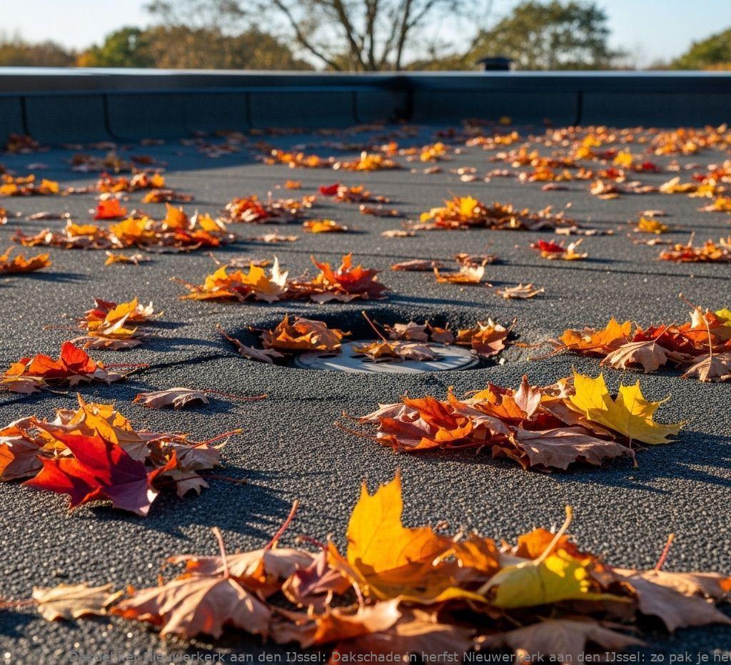 Dakschade In Herfst Nieuwerkerk Aan Den Ijssel